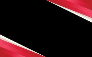 rosso telaio astratto confine bandiera sfondo moderno design vettore