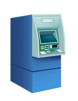 ATM automatizzato cassiere macchina, banca bancomat vettore