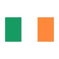 nazionale nazione bandiera di republik Irlanda vettore