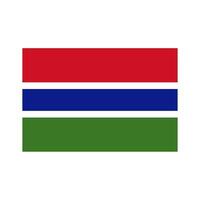 nazionale nazione bandiera di Gambia vettore