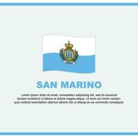 san Marino bandiera sfondo design modello. san Marino indipendenza giorno bandiera sociale media inviare. san Marino design vettore