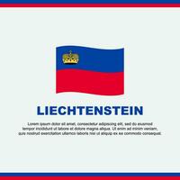 Liechtenstein bandiera sfondo design modello. Liechtenstein indipendenza giorno bandiera sociale media inviare. Liechtenstein cartone animato vettore