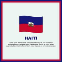 Haiti bandiera sfondo design modello. Haiti indipendenza giorno bandiera sociale media inviare. Haiti bandiera vettore
