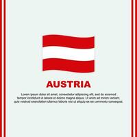 Austria bandiera sfondo design modello. Austria indipendenza giorno bandiera sociale media inviare. Austria cartone animato vettore