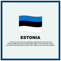 Estonia bandiera sfondo design modello. Estonia indipendenza giorno bandiera sociale media inviare. Estonia bandiera vettore