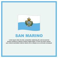 san Marino bandiera sfondo design modello. san Marino indipendenza giorno bandiera sociale media inviare. san Marino bandiera vettore