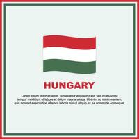 Ungheria bandiera sfondo design modello. Ungheria indipendenza giorno bandiera sociale media inviare. Ungheria bandiera vettore