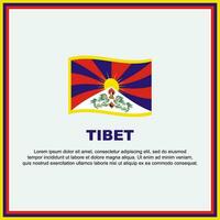 Tibet bandiera sfondo design modello. Tibet indipendenza giorno bandiera sociale media inviare. Tibet bandiera vettore