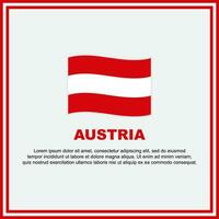 Austria bandiera sfondo design modello. Austria indipendenza giorno bandiera sociale media inviare. Austria bandiera vettore