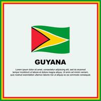 Guyana bandiera sfondo design modello. Guyana indipendenza giorno bandiera sociale media inviare. Guyana bandiera vettore