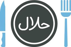 halal cibo icona vettore Immagine. adatto per mobile app, ragnatela applicazioni e Stampa media.