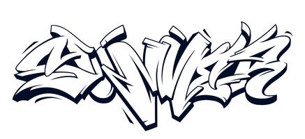 Estate Graffiti Vector Lettering