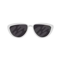 occhiali da sole accessorio ottico icona isolata vettore