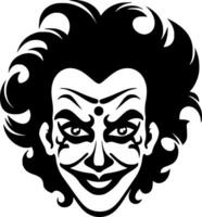 clown - minimalista e piatto logo - vettore illustrazione