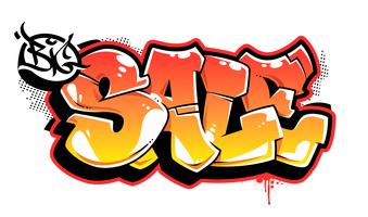 Grande vendita Graffiti Vector Lettering