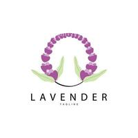 lavanda logo, mano disegnato nozze pianta disegno, vettore lavanda pianta profumo illustrazione design