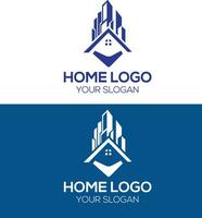 vero tenuta logo design. edificio logo design. casa logo design. Casa logo design vettore