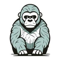gorilla vettore illustrazione per t camicia o altro usi.
