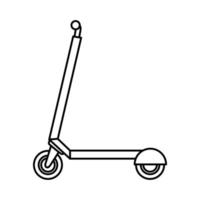 disegno vettoriale icona scooter isolato