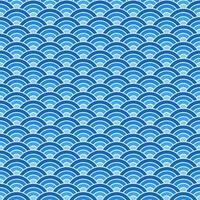blu ombra di giapponese onda modello sfondo. giapponese senza soluzione di continuità modello vettore. onde sfondo illustrazione. per vestiario, involucro carta, sfondo, sfondo, regalo carta. vettore