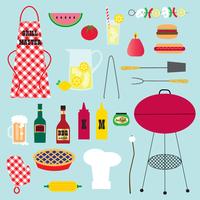 Clipart del barbecue vettore