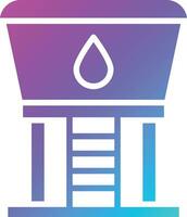 acqua Torre vettore icona design illustrazione