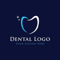 creativo dentale astratto logo modello design. logo per dentista, clinica centro, dentale cura e attività commerciale. vettore