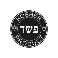 Icona cibo Kosher. vettore