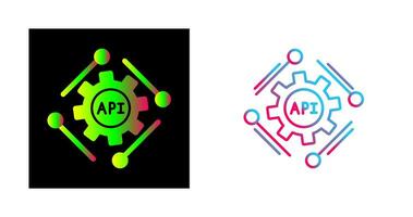 icona di vettore di API