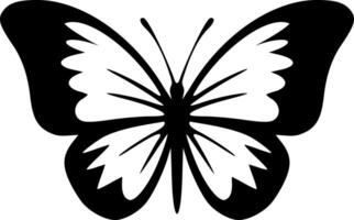 vettore farfalla silhouette icona logo vettore illustrazione