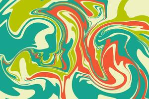 psichedelico turbine acido onda arcobaleno linea sfondi nel Anni '70 1960 hippie stile. y2k sfondo modelli retrò Vintage ▾ 70s 60s scanalatura. psichedelico manifesto sfondo vettore
