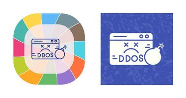 ddos vettore icona