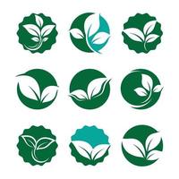 illustrazione di immagini del logo di ecologia vettore