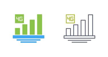 4g vettore icona