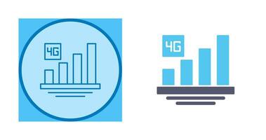 4g vettore icona