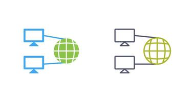 Internet connettività vettore icona