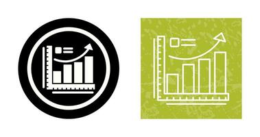 crescita grafico vettore icona