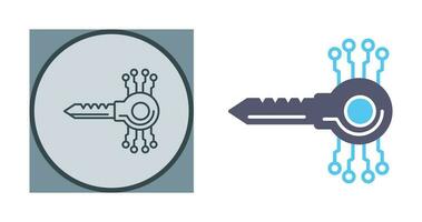 chiave codice vettore icona