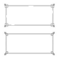 disegno di illustrazione vettoriale di confine