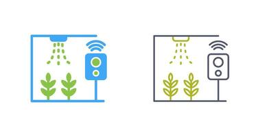 inteligente azienda agricola vettore icona