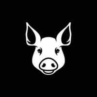 maiale testa logo vettore icona illustrazione