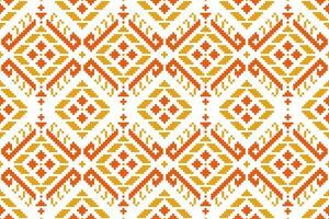 tessuto messicano stile. geometrico etnico senza soluzione di continuità modello nel tribale. azteco arte ornamento Stampa. vettore