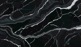 marmo nero e bianca superficie struttura sfondo. astratto modello marmo nero vettore illustrazione
