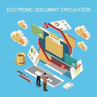 composizione circolazione documenti elettronici vettore