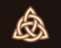 Illustrazione di Triquetra vettore