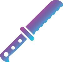 pane coltello vettore icona design illustrazione