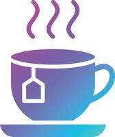 illustrazione del design dell'icona del vettore del tè