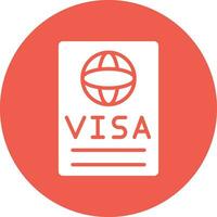 Visa vettore icona design illustrazione