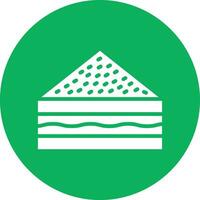 illustrazione del design dell'icona del vettore sandwich
