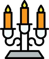 candeliere vettore icona design illustrazione